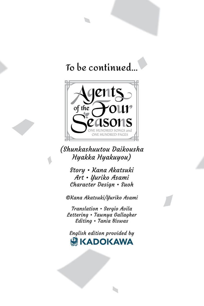 Read Agents of the Four Seasons_ One Hundred Songs and One Hundred Pages en Manga Online