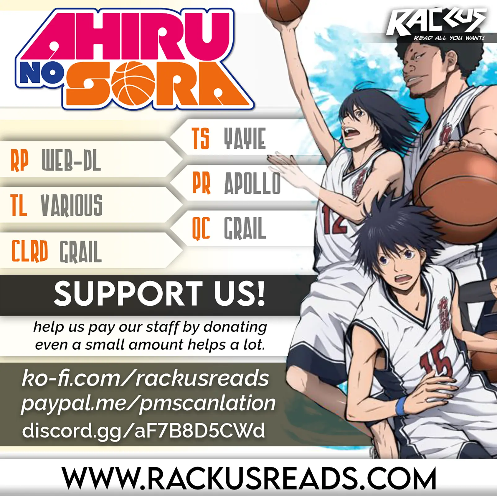 Read Ahiru no Sora en Manga Online