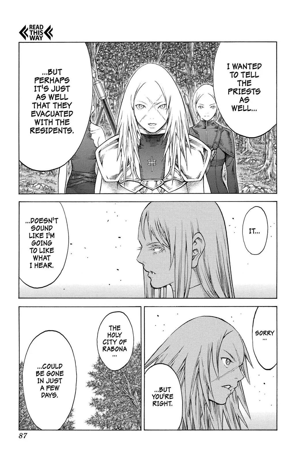 Read Claymore EN Manga Online