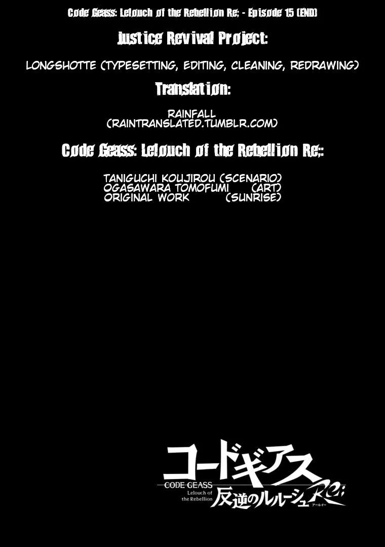 Read Code Geass Lelouch of the Rebellion en Manga Online