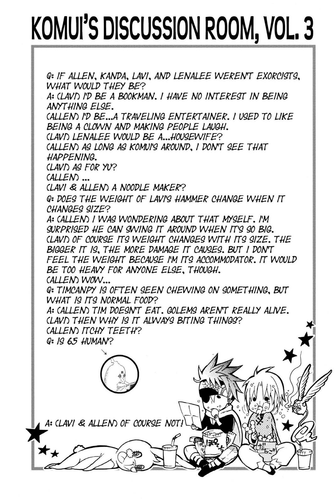Read D.Gray-man EN Manga Online