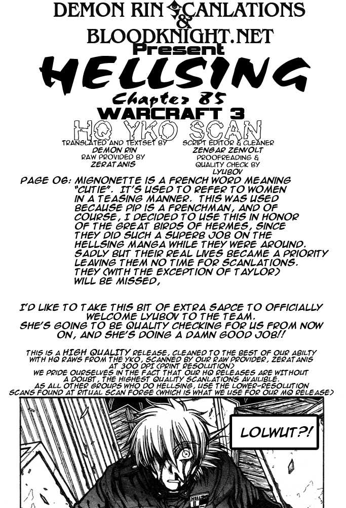 Read Hellsing EN Manga Online