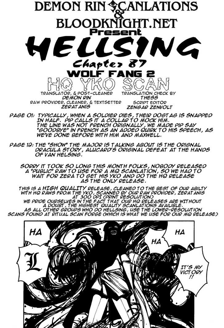 Read Hellsing EN Manga Online