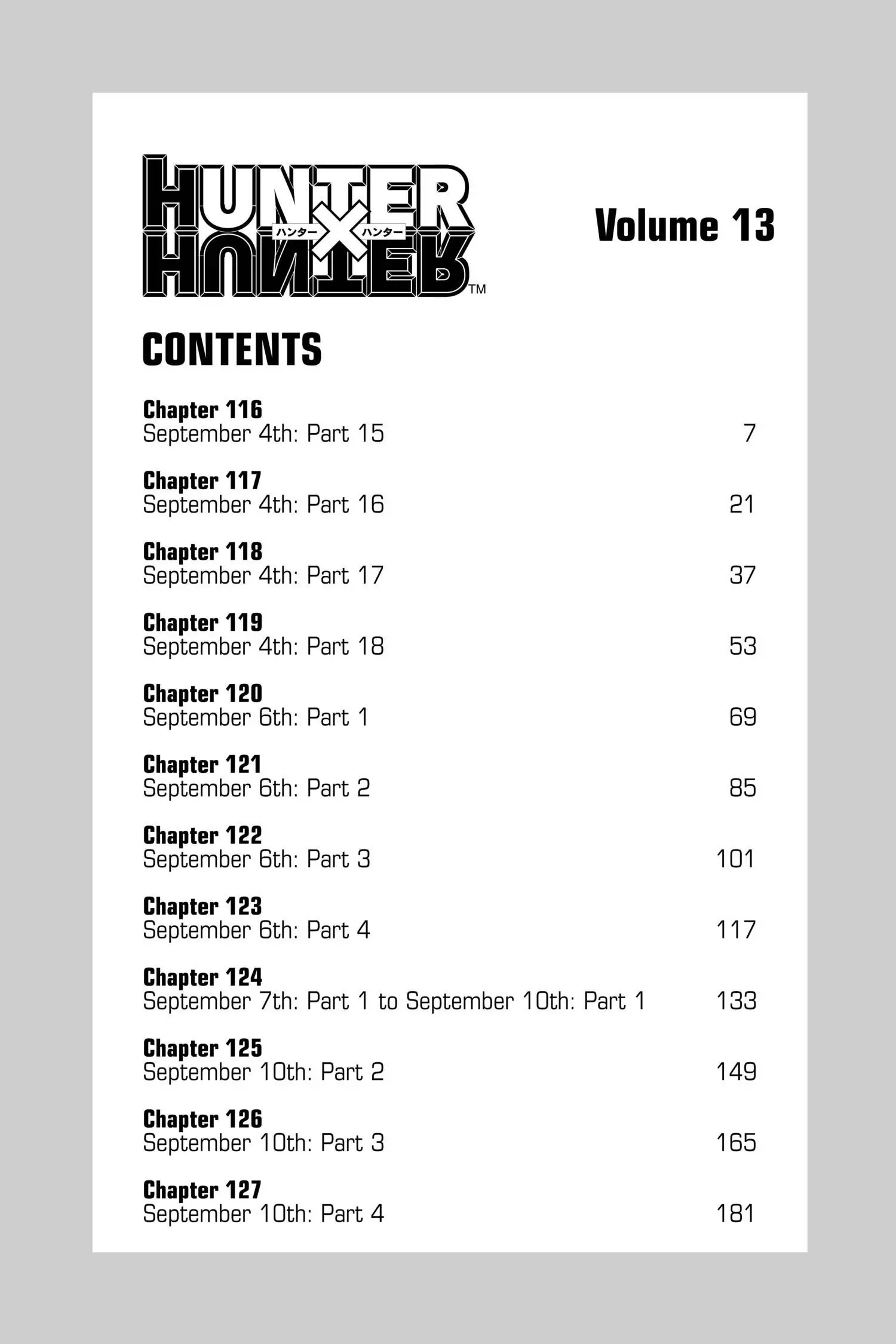 Read Hunter x Hunter EN Manga Online