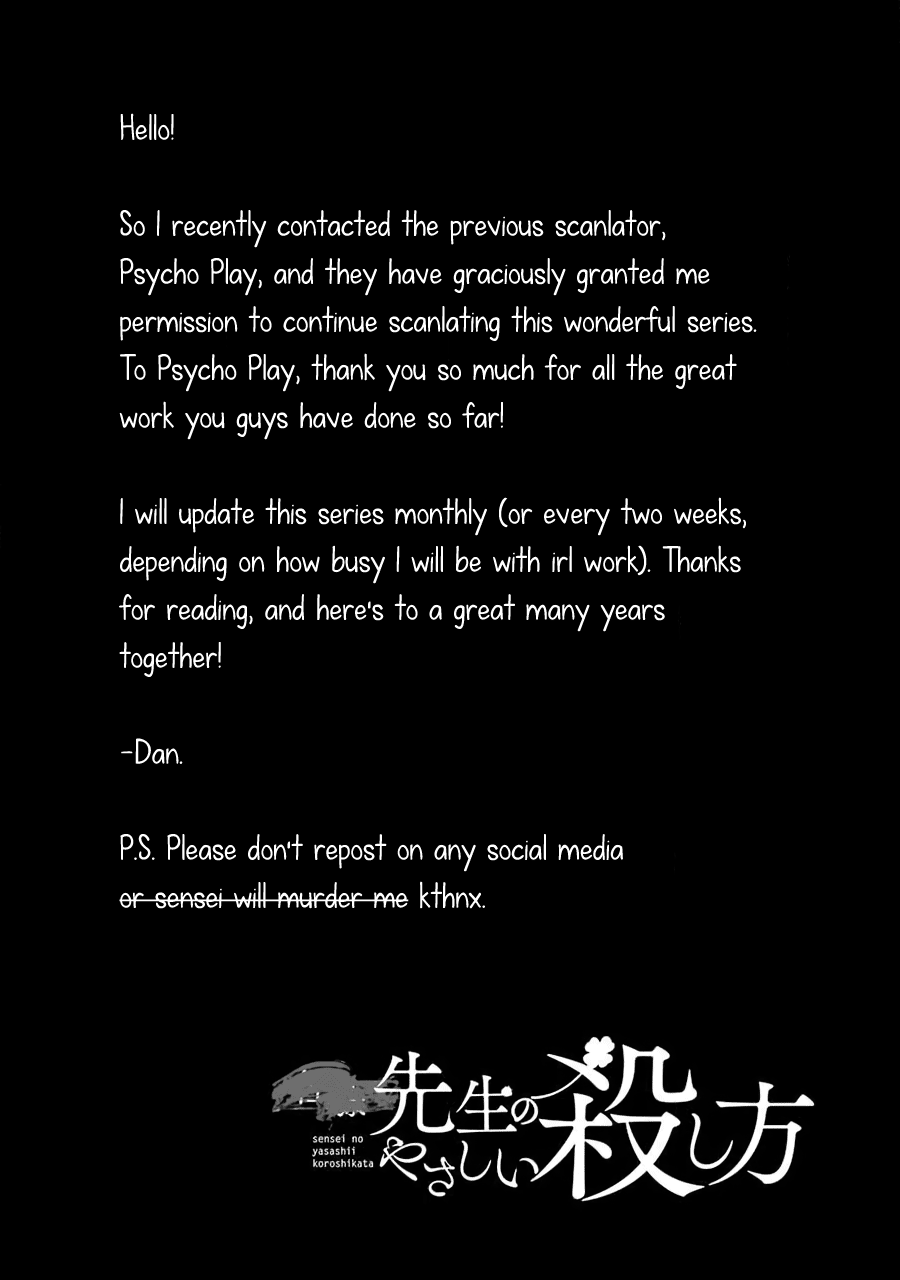 Read Killing My Sensei Softly EN Manga Online