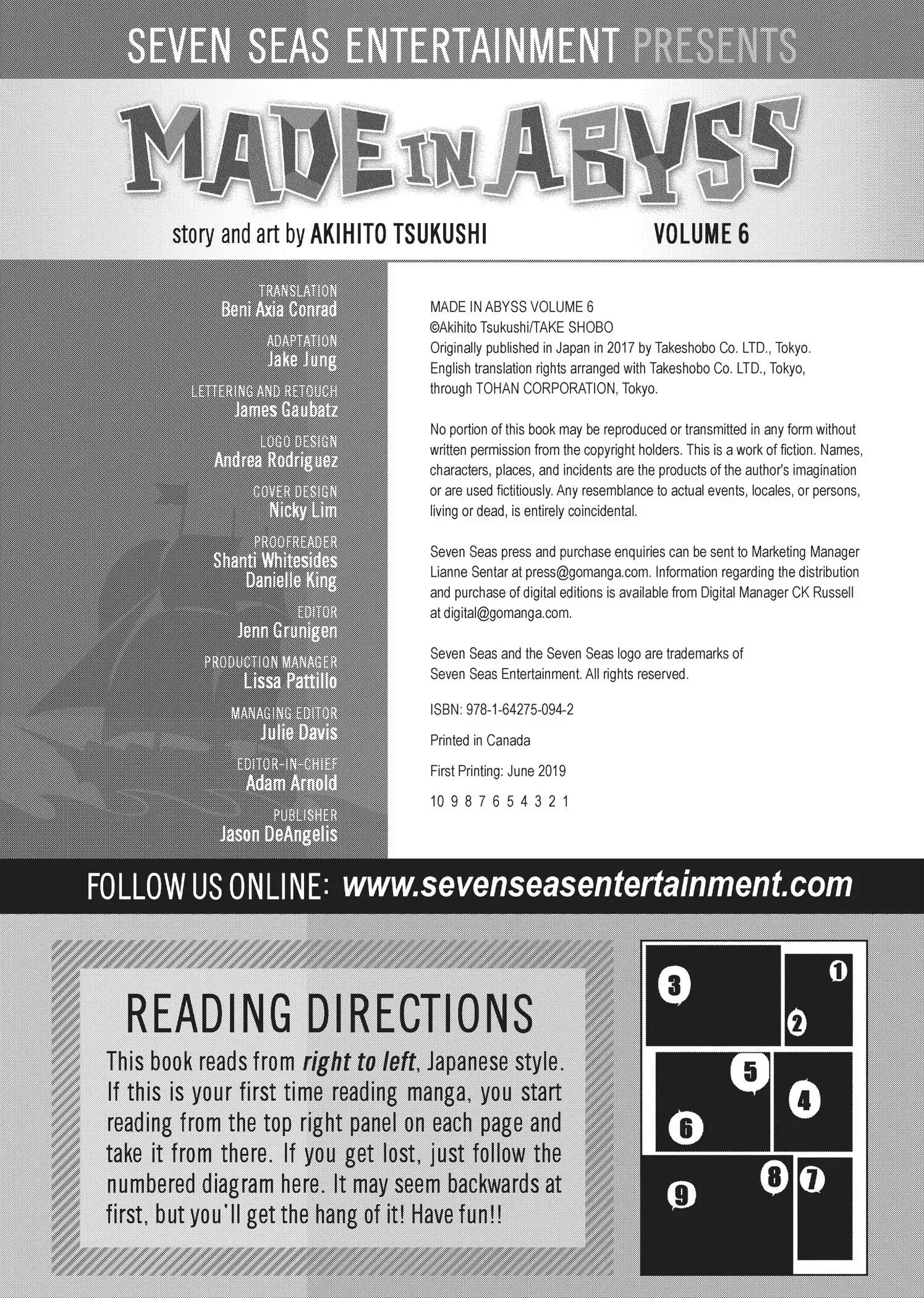 Read Made in Abyss EN Manga Online