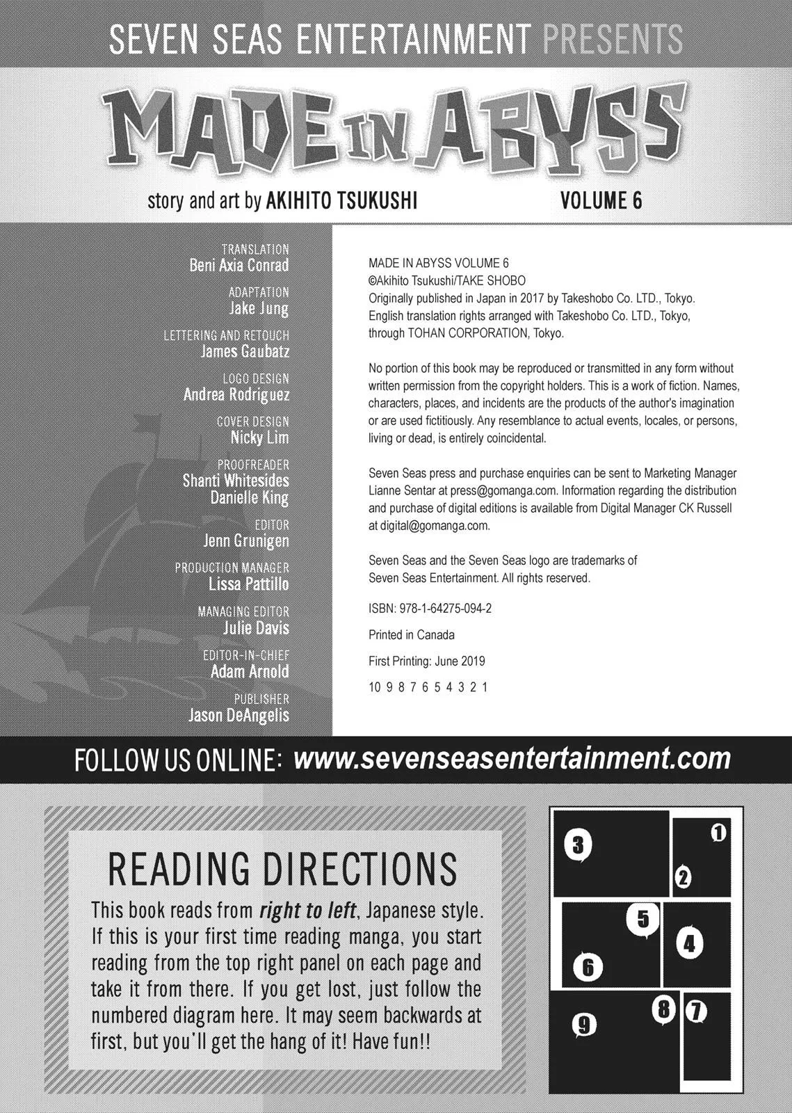 Read Made in Abyss EN Manga Online