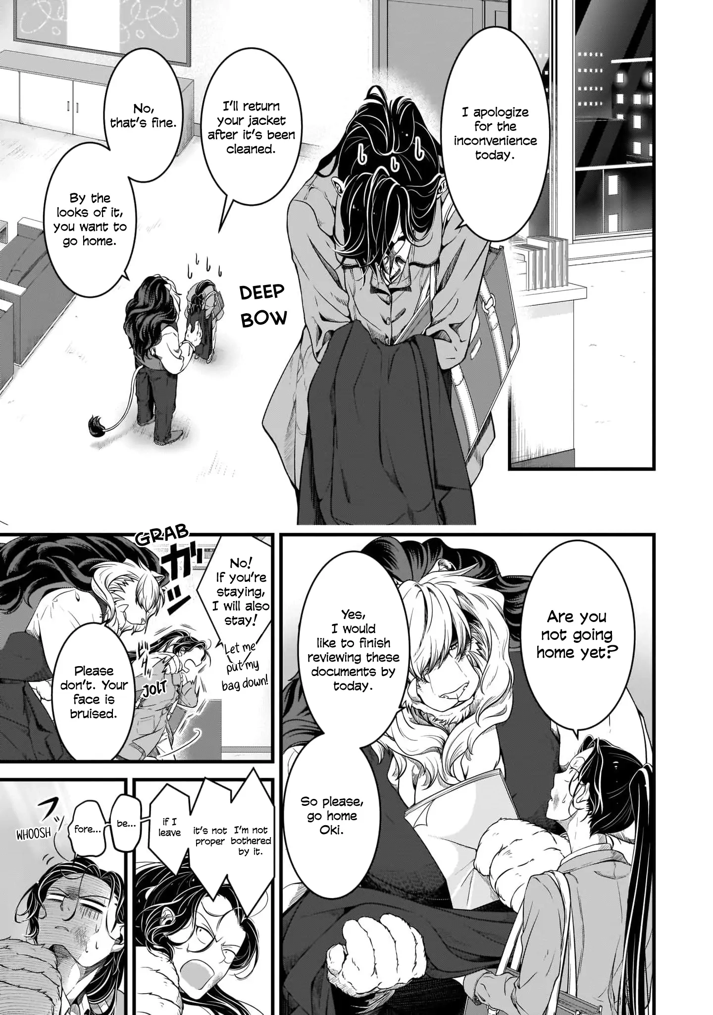 Read Me and My Beast Boss EN Manga Online