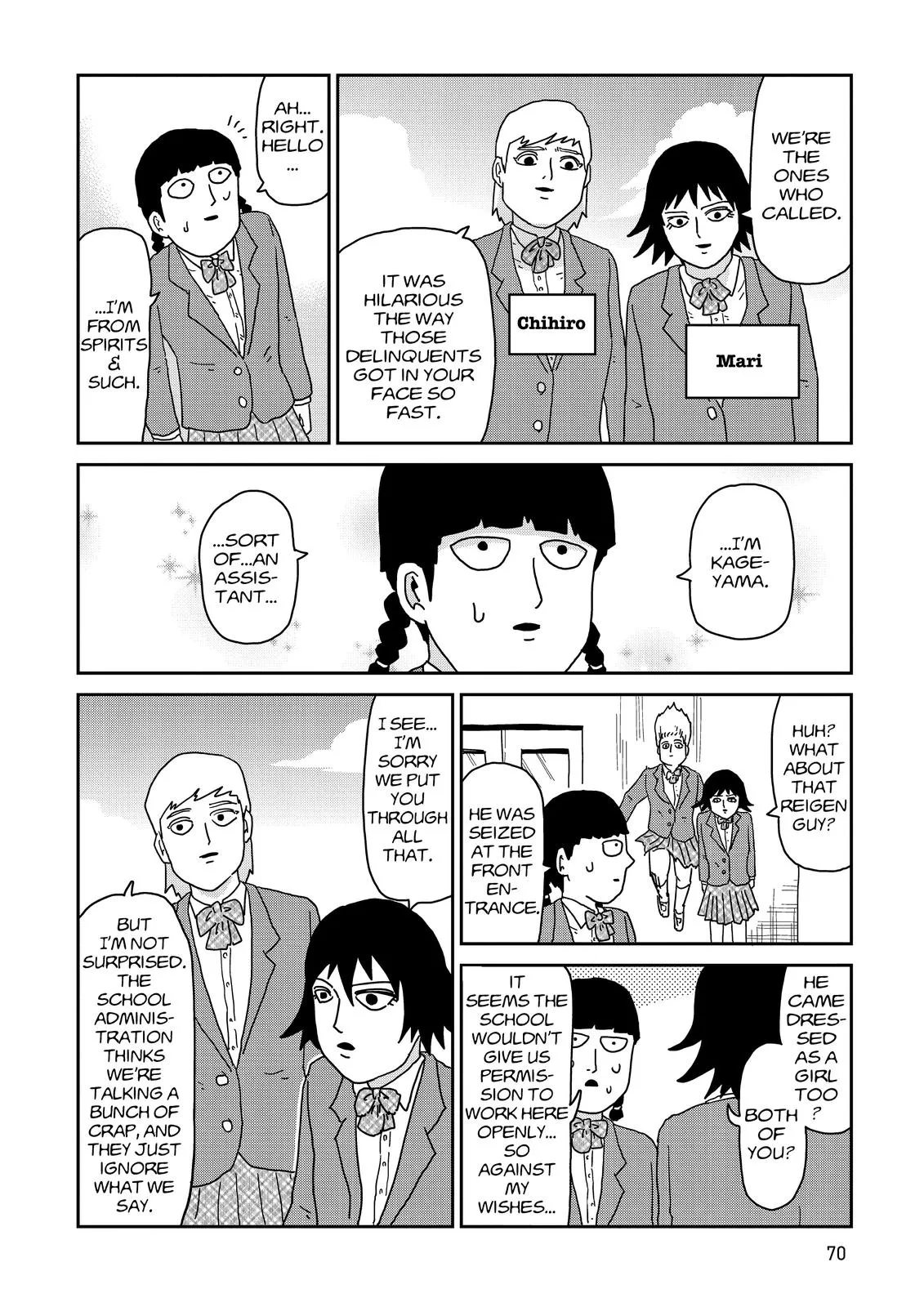 Read Mob Psycho 100 EN Manga Online