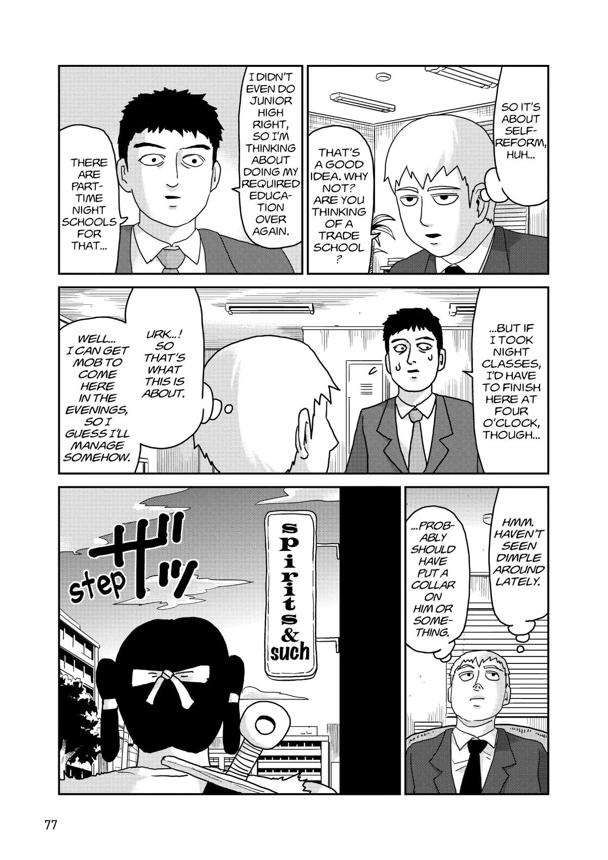 Read Mob Psycho 100 EN Manga Online