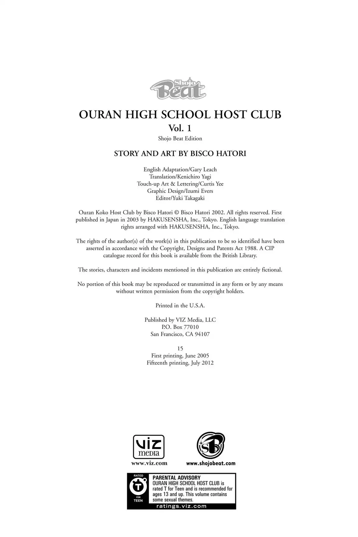 Read Ouran Koukou Host Club EN Manga Online