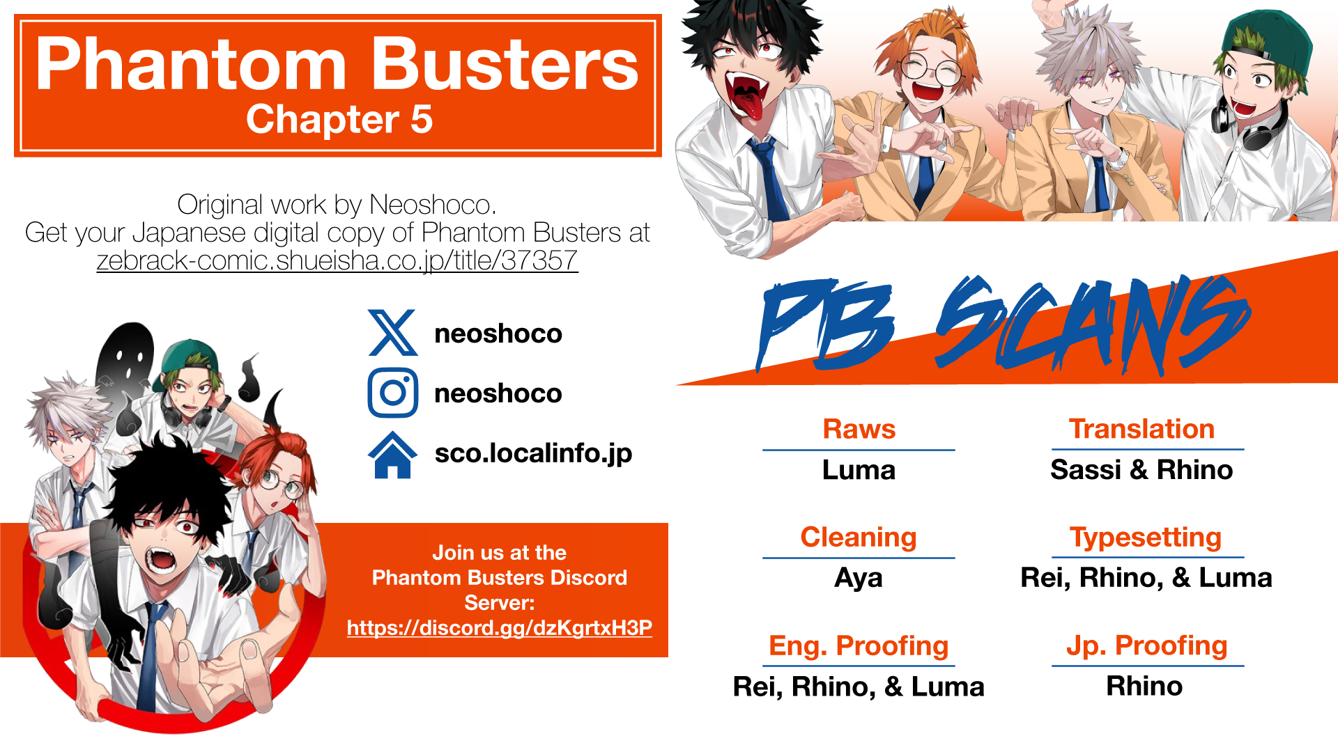 Read Phantom Busters EN Manga Online