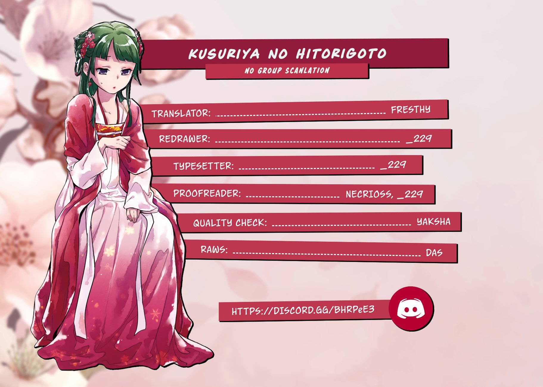 Read The Apothecary Diaries EN Manga Online