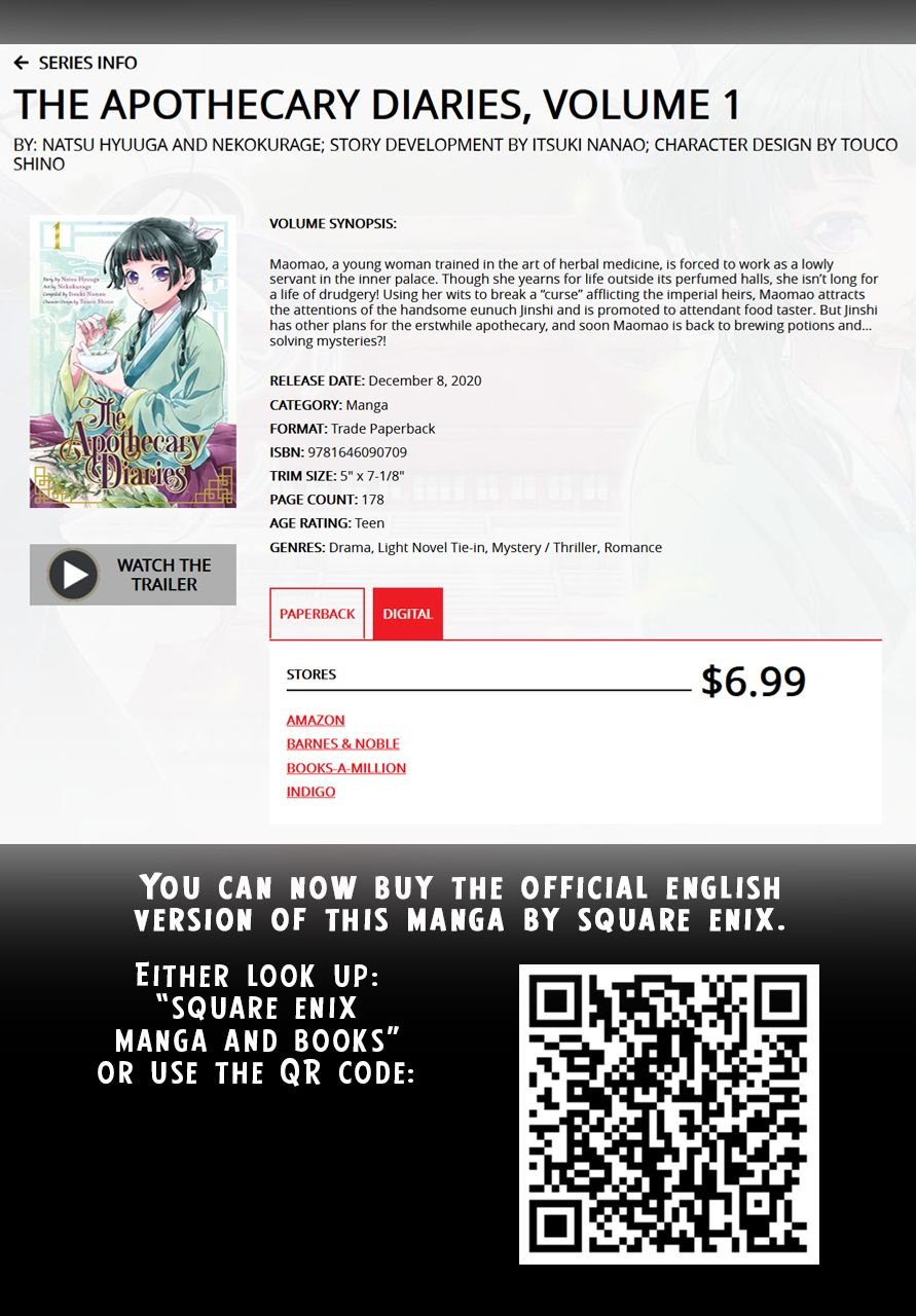Read The Apothecary Diaries EN Manga Online