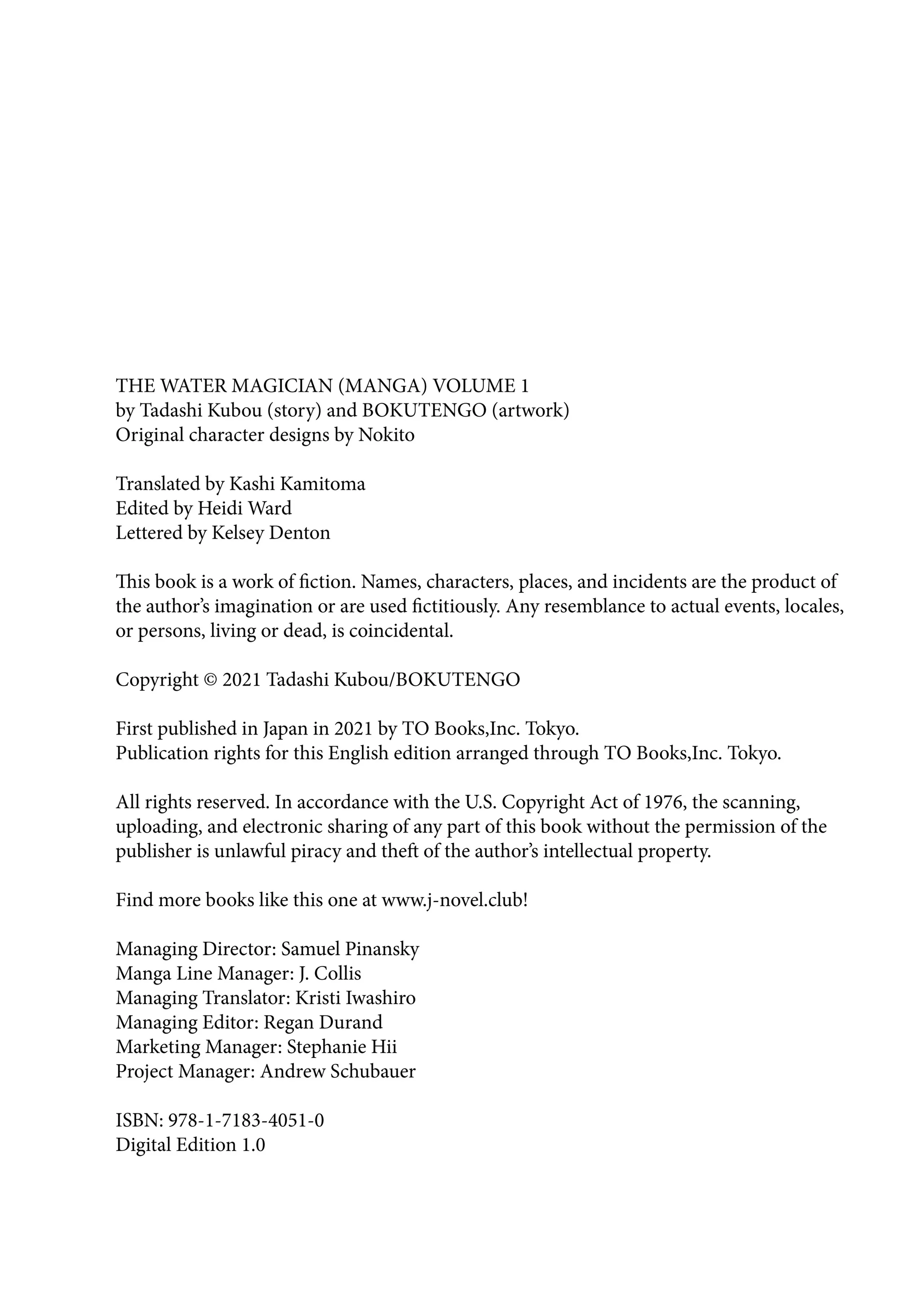 Read The Water Magician EN Manga Online