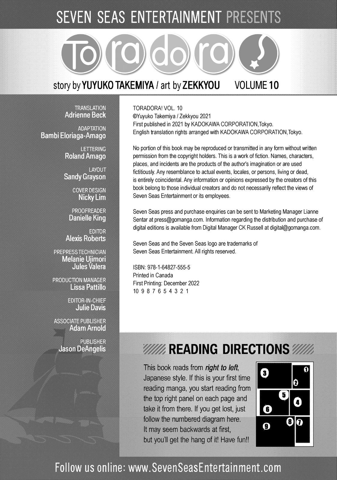 Read Toradora EN Manga Online