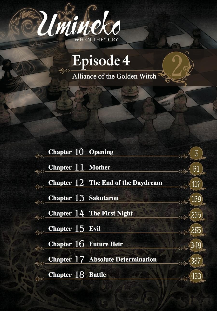 Read Umineko WHEN THEY CRY Episode 4_ Alliance of the Golden Witch EN Manga Online