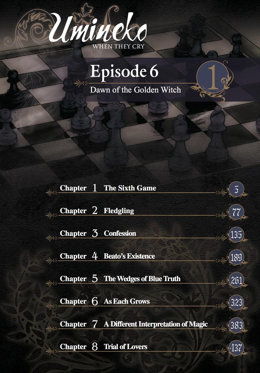 Read Umineko WHEN THEY CRY Episode 6_ Dawn of the Golden Witch EN Manga Online