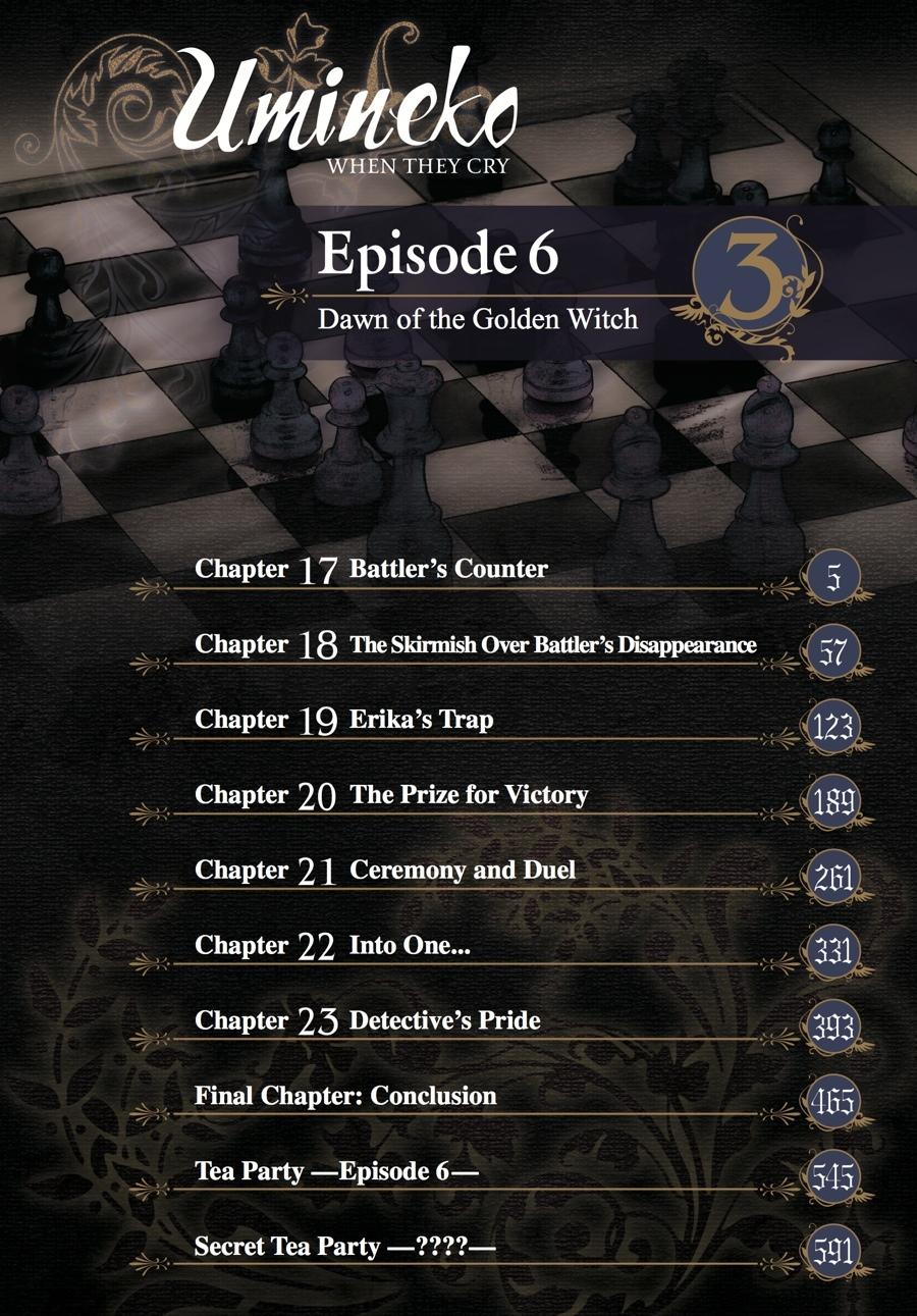 Read Umineko WHEN THEY CRY Episode 6_ Dawn of the Golden Witch EN Manga Online