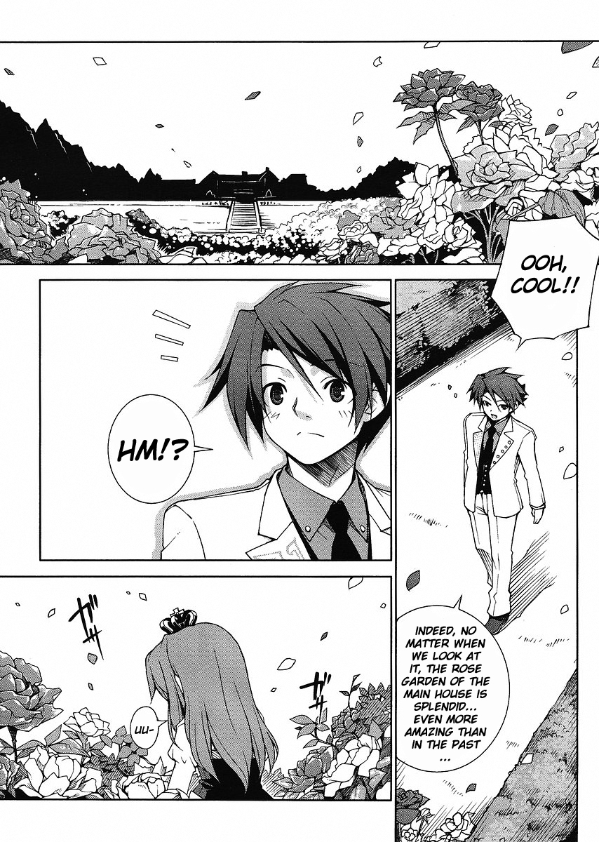Read Umineko no Naku Koro ni Episode X_ Rokkenjima of Higurashi Crying EN Manga Online