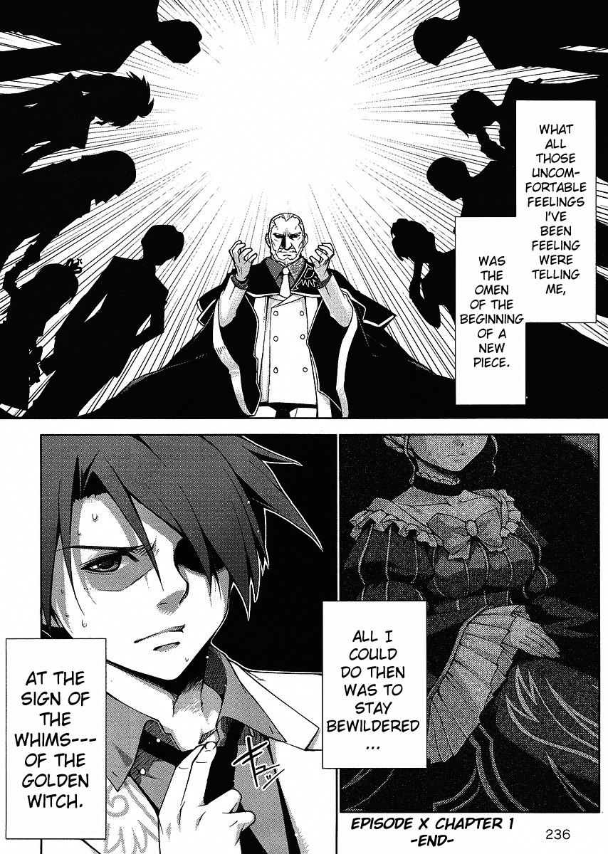 Read Umineko no Naku Koro ni Episode X_ Rokkenjima of Higurashi Crying EN Manga Online