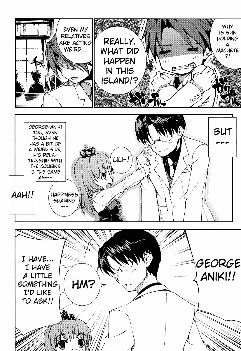 Read Umineko no Naku Koro ni Episode X_ Rokkenjima of Higurashi Crying EN Manga Online