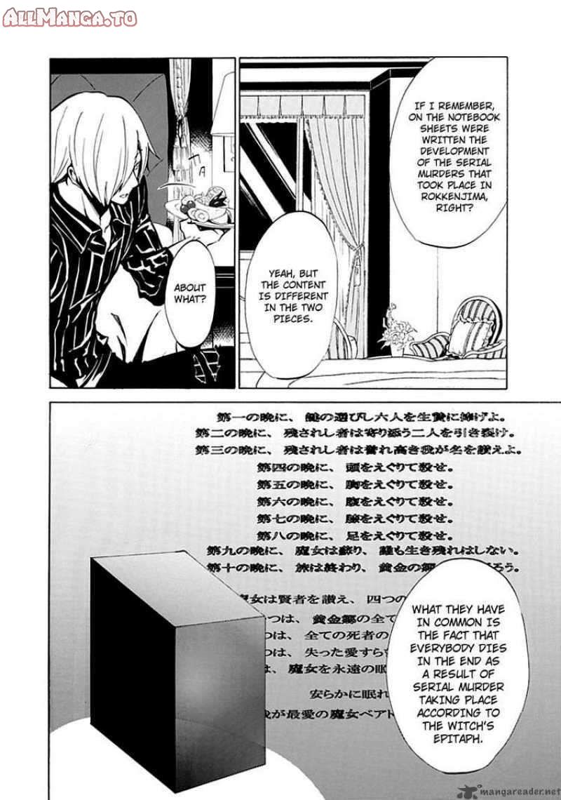 Read Umineko no Naku Koro ni Episode X_ Rokkenjima of Higurashi Crying EN Manga Online