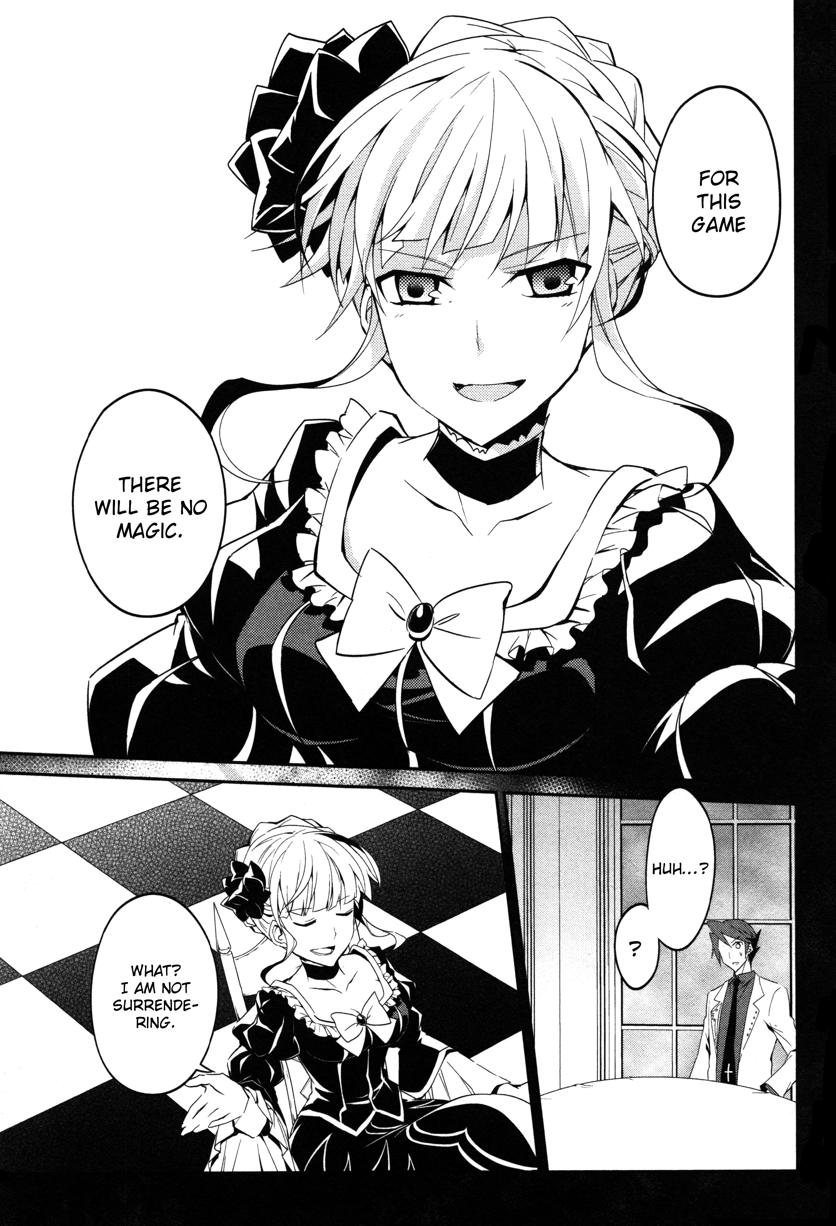 Read Umineko no Naku Koro ni Shi_ Forgery of the Purple Logic EN Manga Online