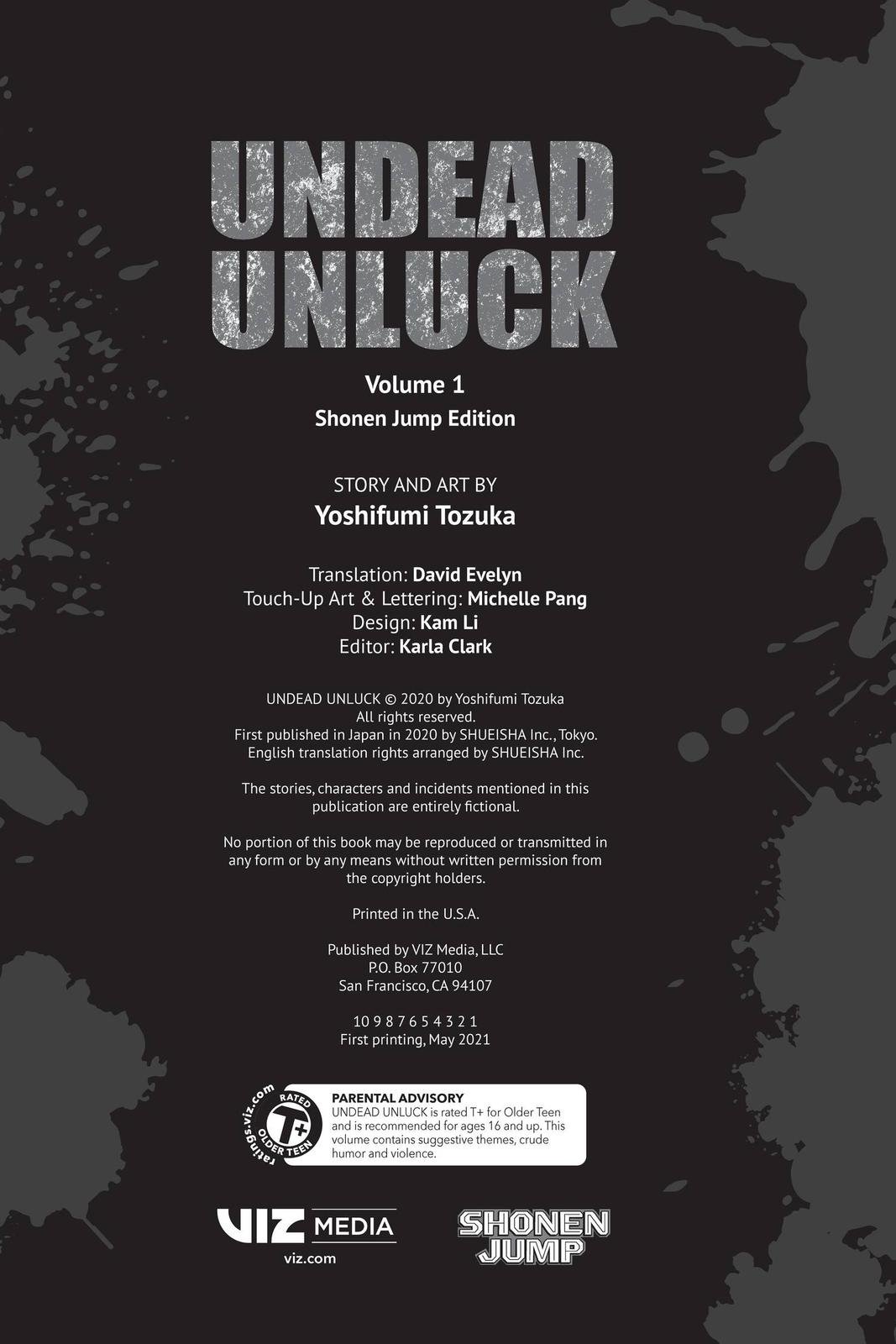 Read Undead Unluck EN Manga Online