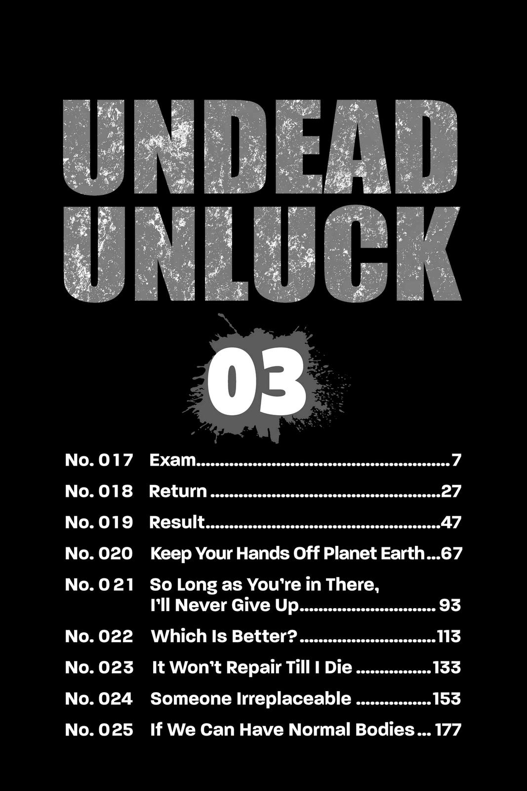 Read Undead Unluck EN Manga Online