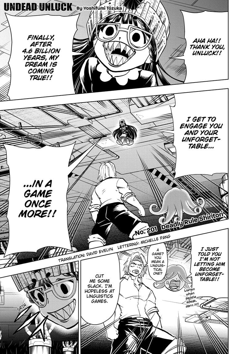 Read Undead Unluck EN Manga Online