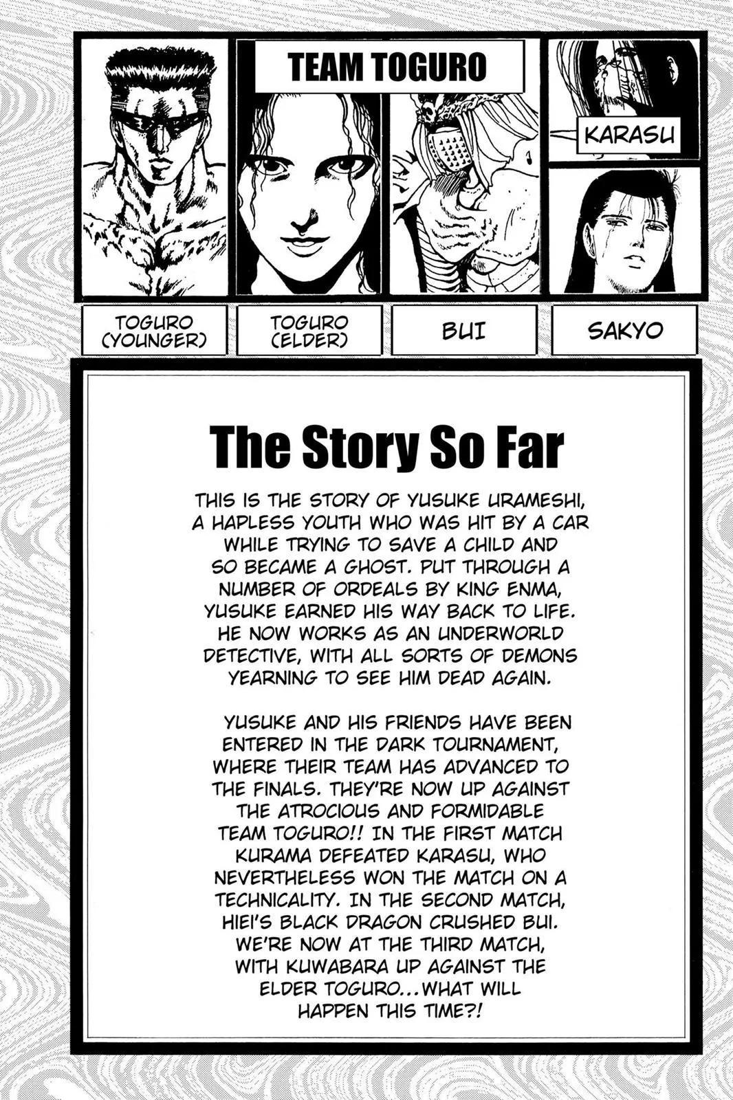 Read Yu Yu Hakusho EN Manga Online