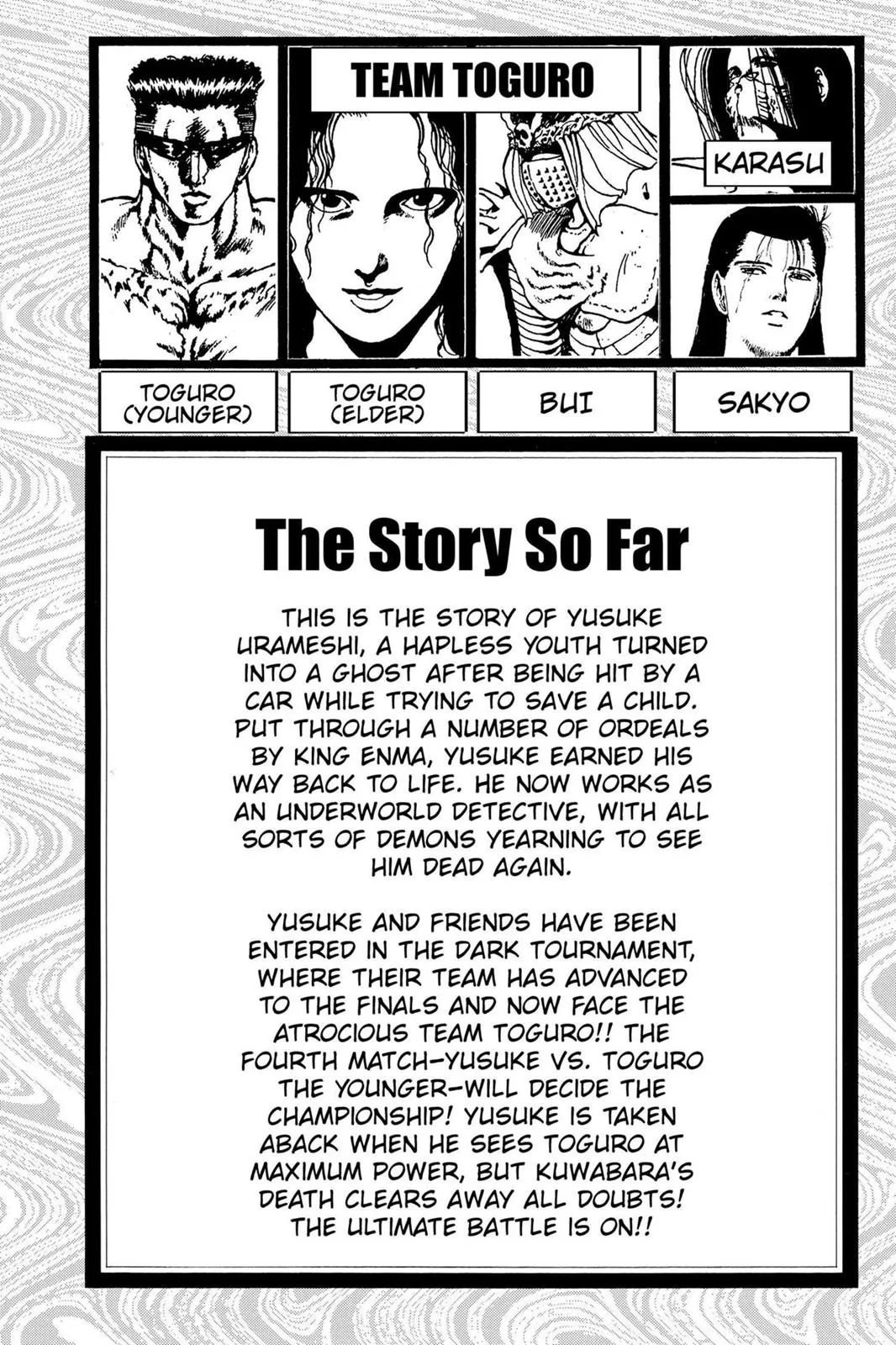 Read Yu Yu Hakusho EN Manga Online