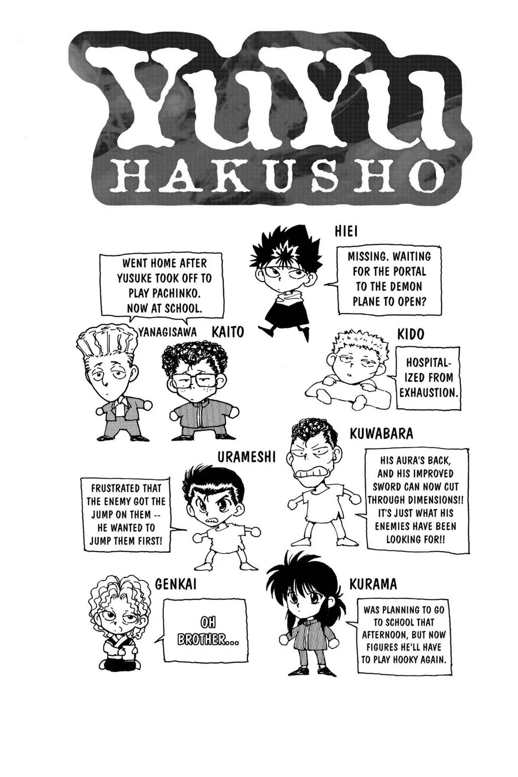 Read Yu Yu Hakusho EN Manga Online