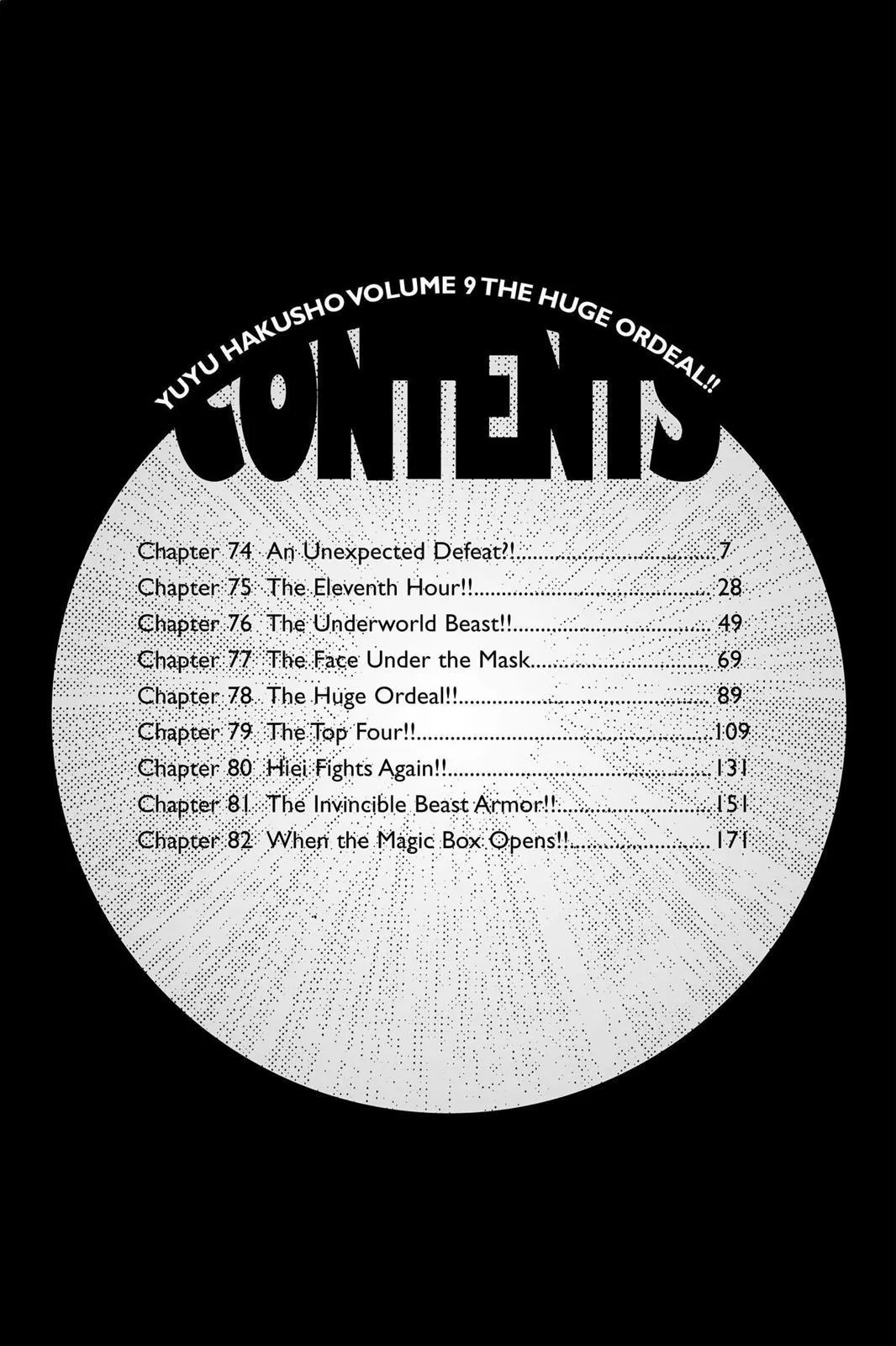 Read Yu Yu Hakusho EN Manga Online