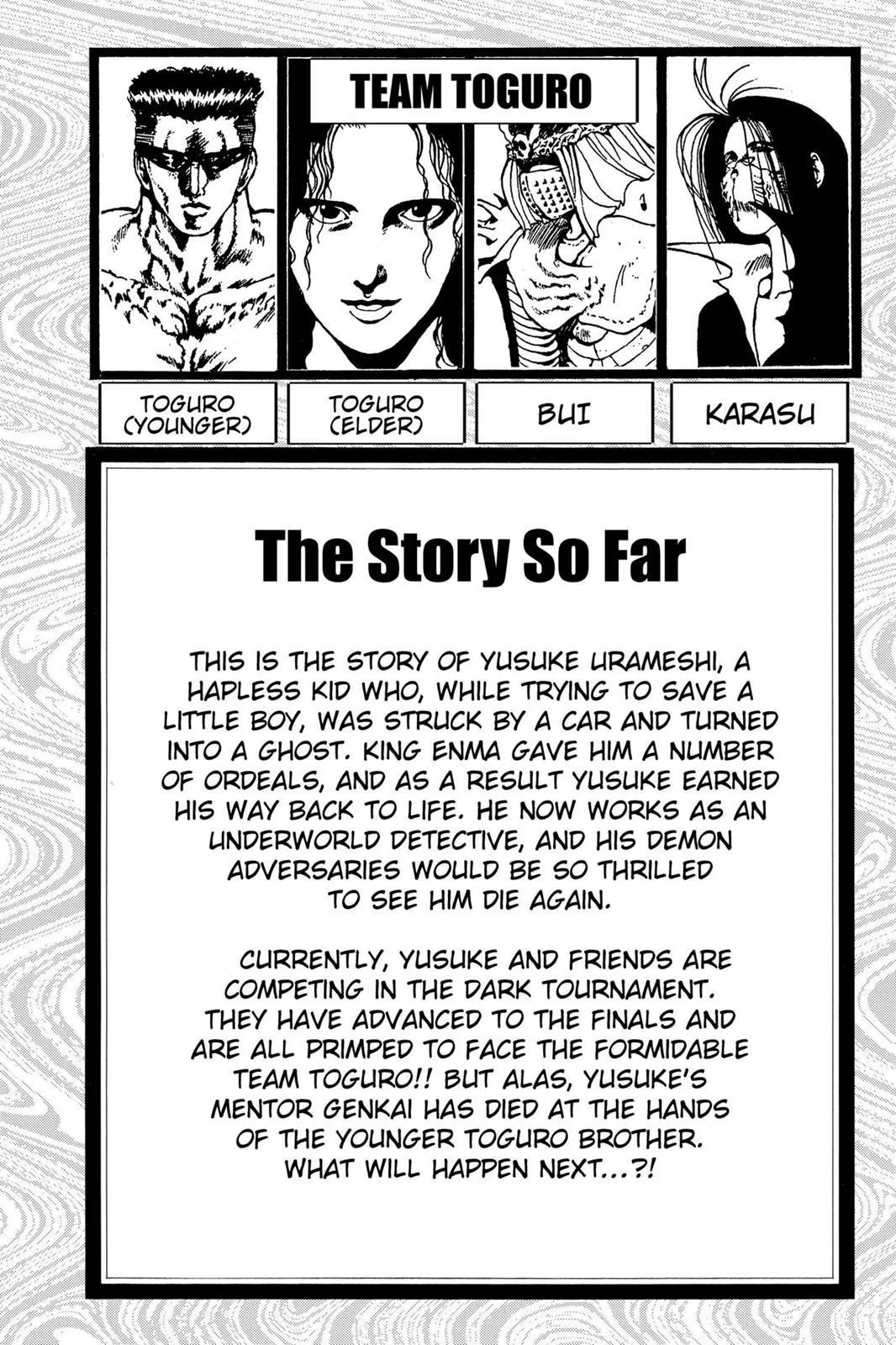 Read Yu Yu Hakusho EN Manga Online