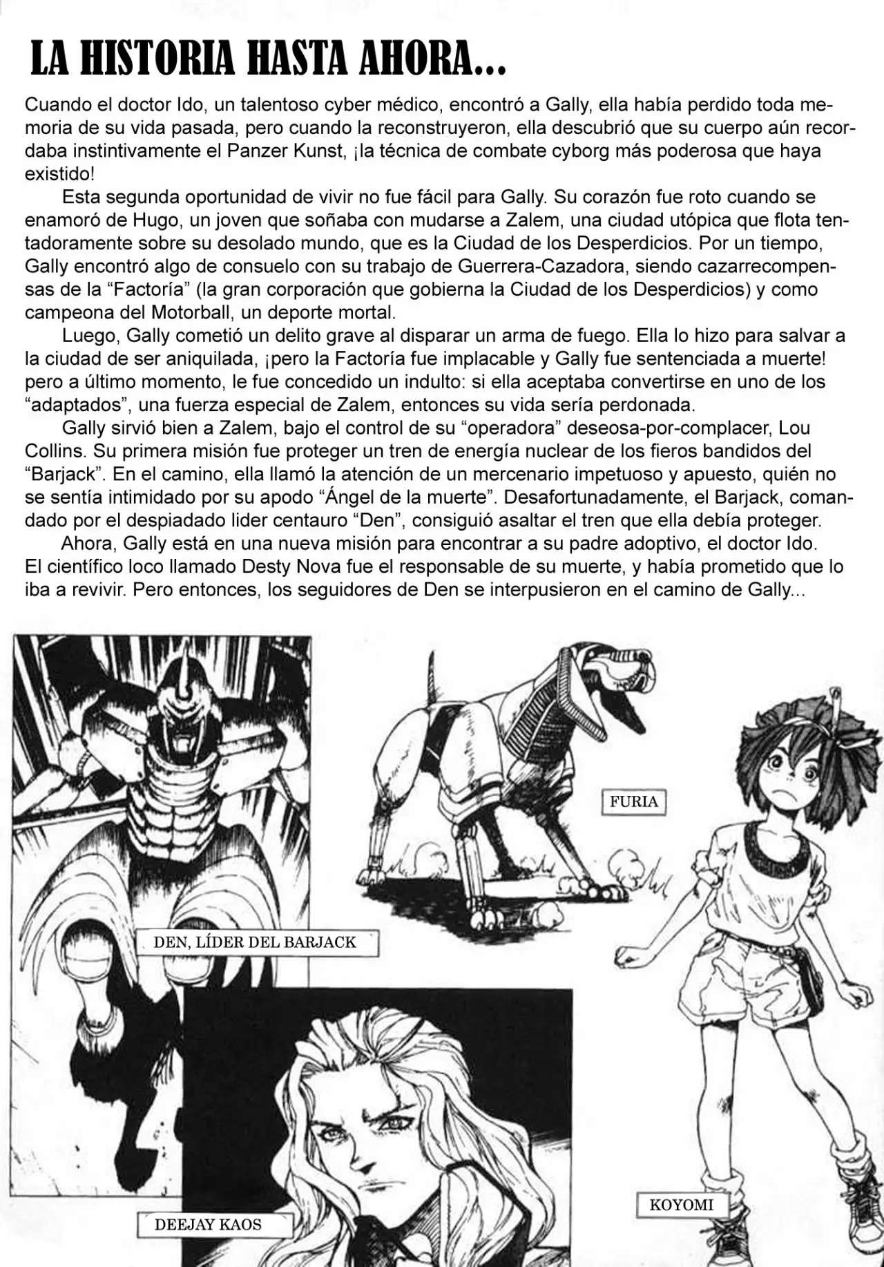 Read Battle Angel Alita es Manga Online