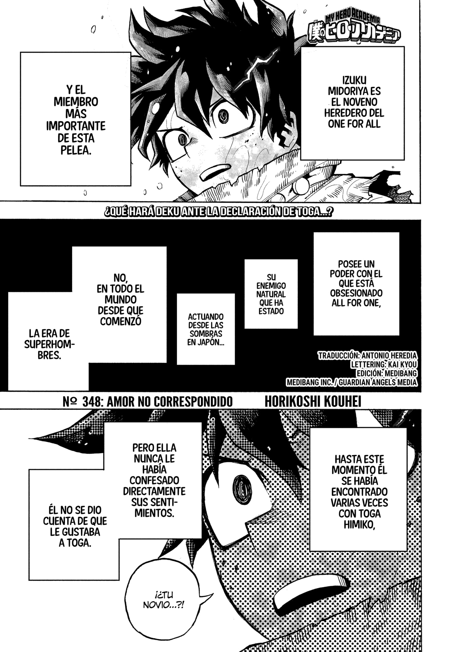 Read Boku no Hero Academia ES Manga Online