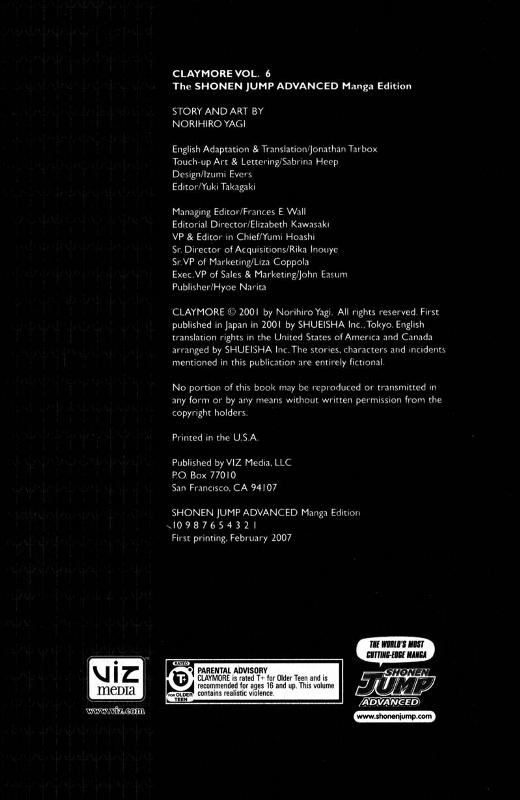 Read Claymore ES Manga Online