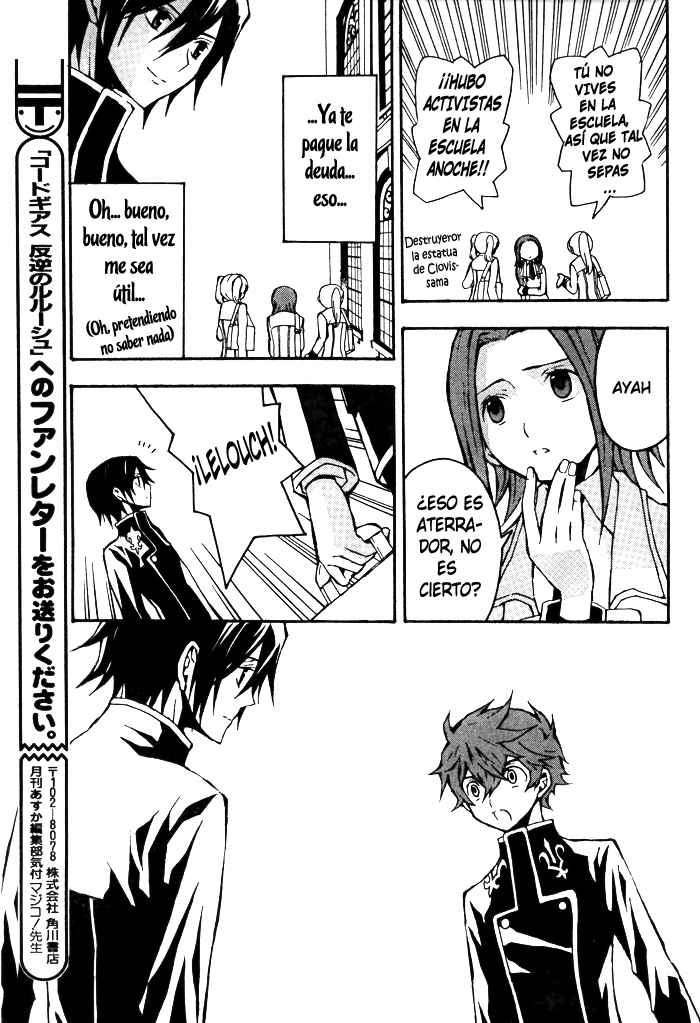 Read Code Geass Lelouch of the Rebellion es Manga Online