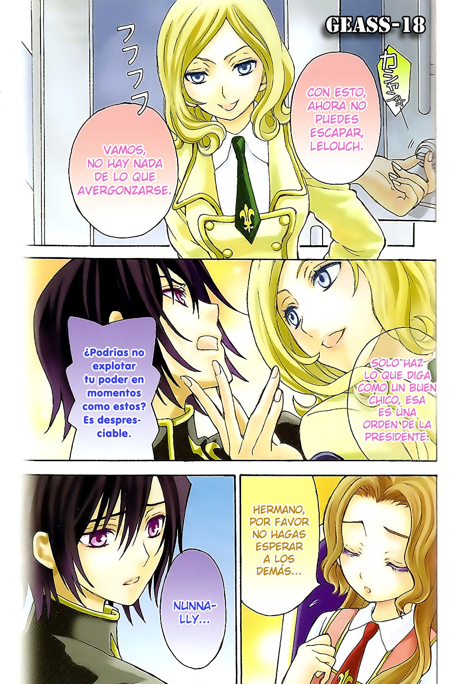 Read Code Geass Lelouch of the Rebellion es Manga Online
