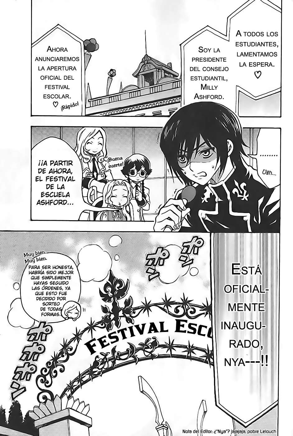Read Code Geass Lelouch of the Rebellion es Manga Online