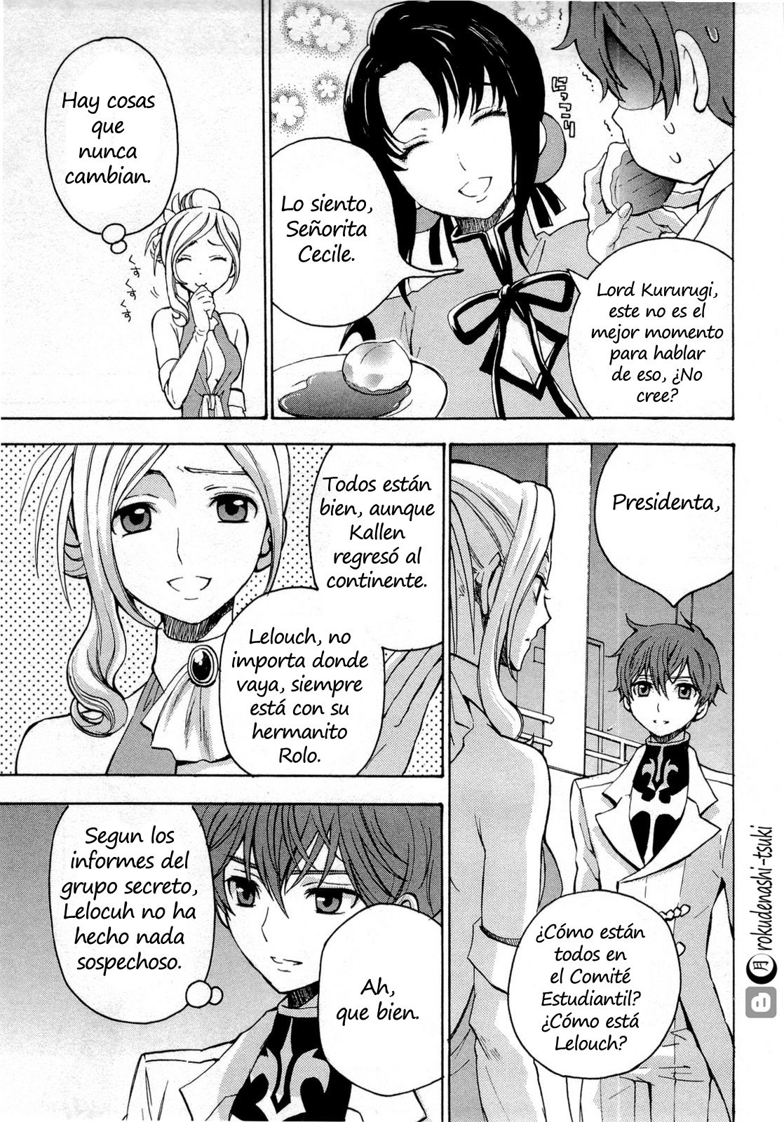 Read Code Geass Lelouch of the Rebellion es Manga Online