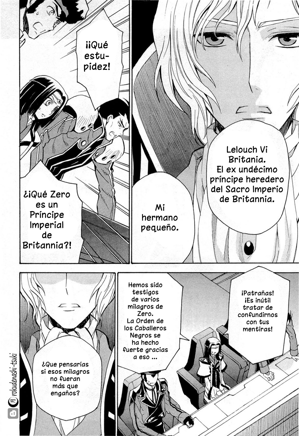 Read Code Geass Lelouch of the Rebellion es Manga Online