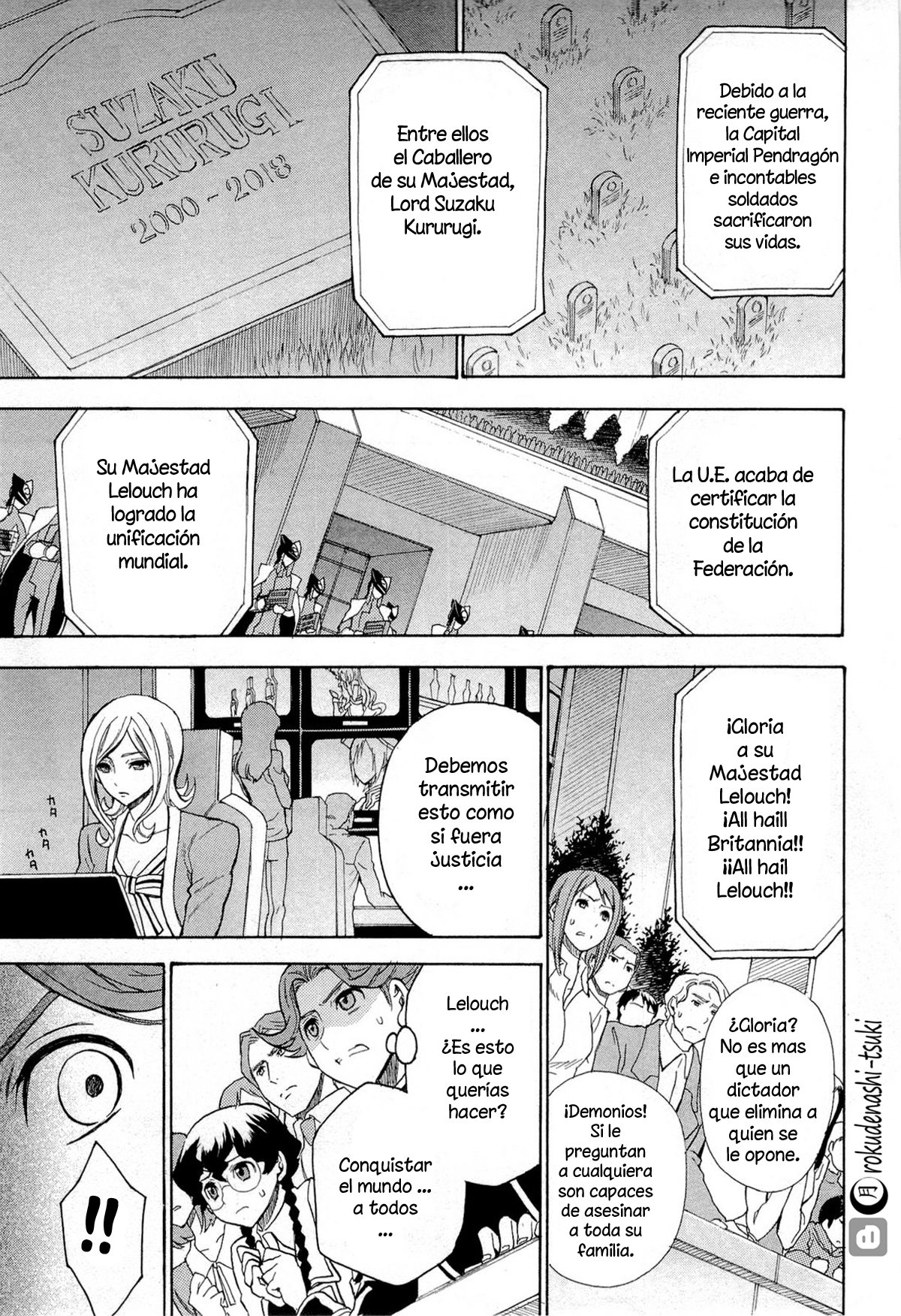 Read Code Geass Lelouch of the Rebellion es Manga Online