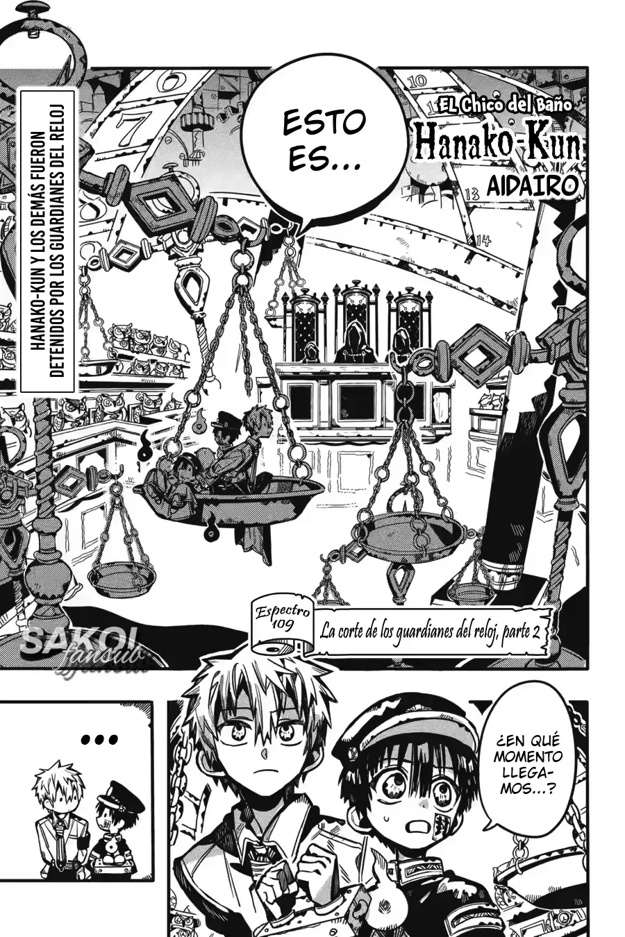 Read El Chico del Baño Hanako-kun ES Manga Online