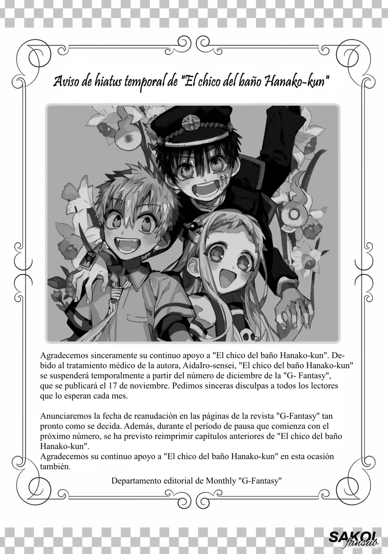 Read El Chico del Baño Hanako-kun ES Manga Online
