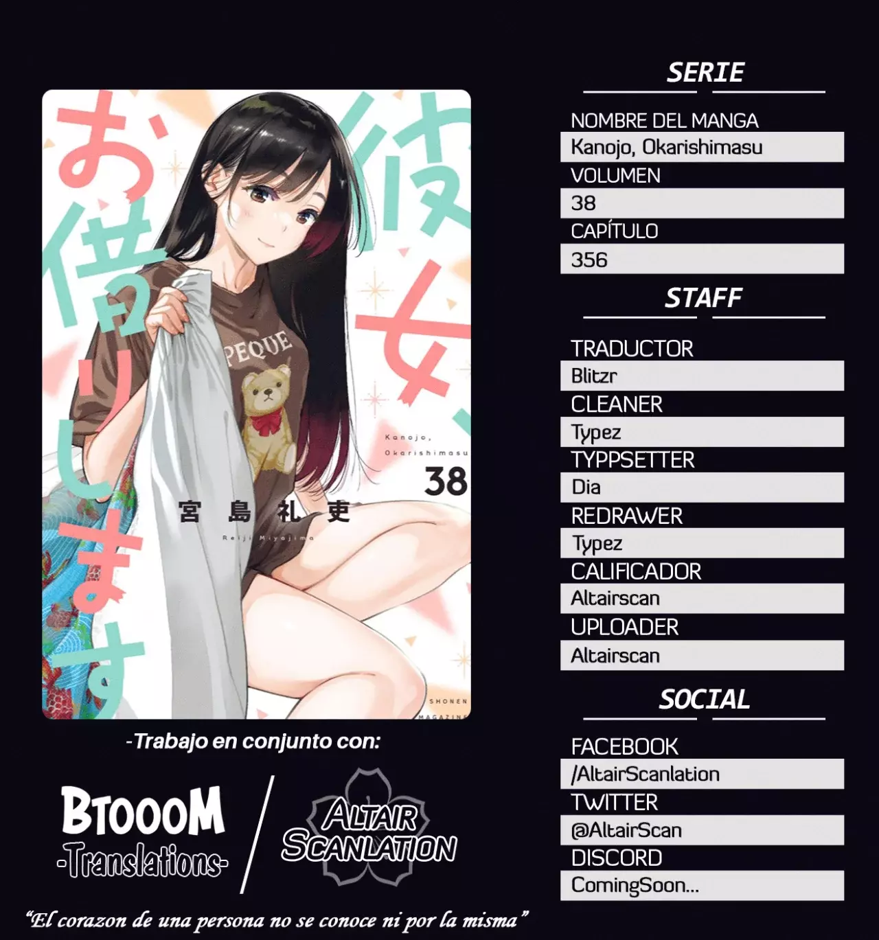 Read Kanojo, Okarishimasu ES Manga Online