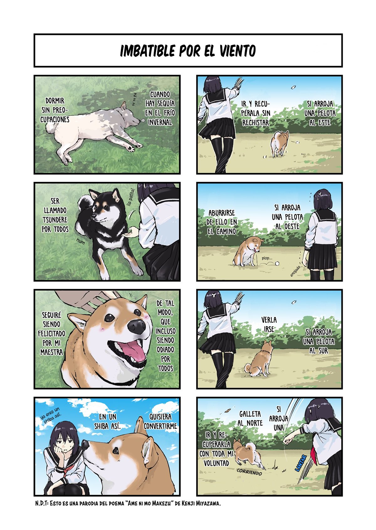 Read Sekai no Owari ni Shiba Inu to ES Manga Online