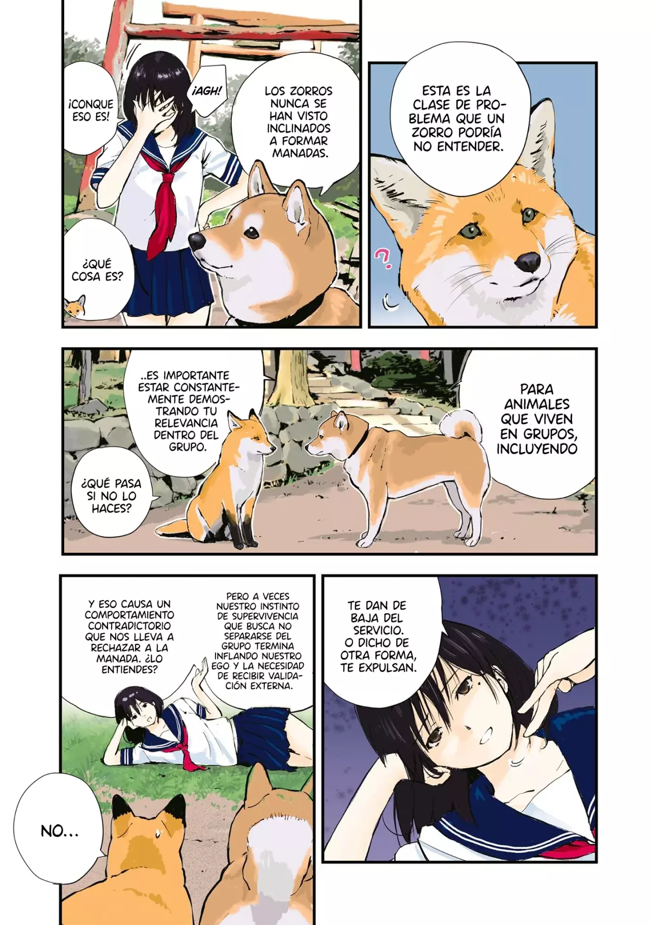 Read Sekai no Owari ni Shiba Inu to ES Manga Online